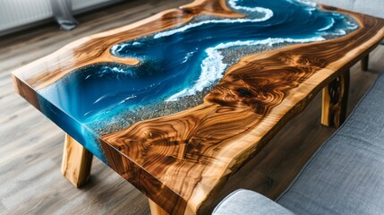 Beach Wave Table